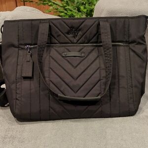 Lug Paddle Carry-All Tote - Brushed Black - NWOT